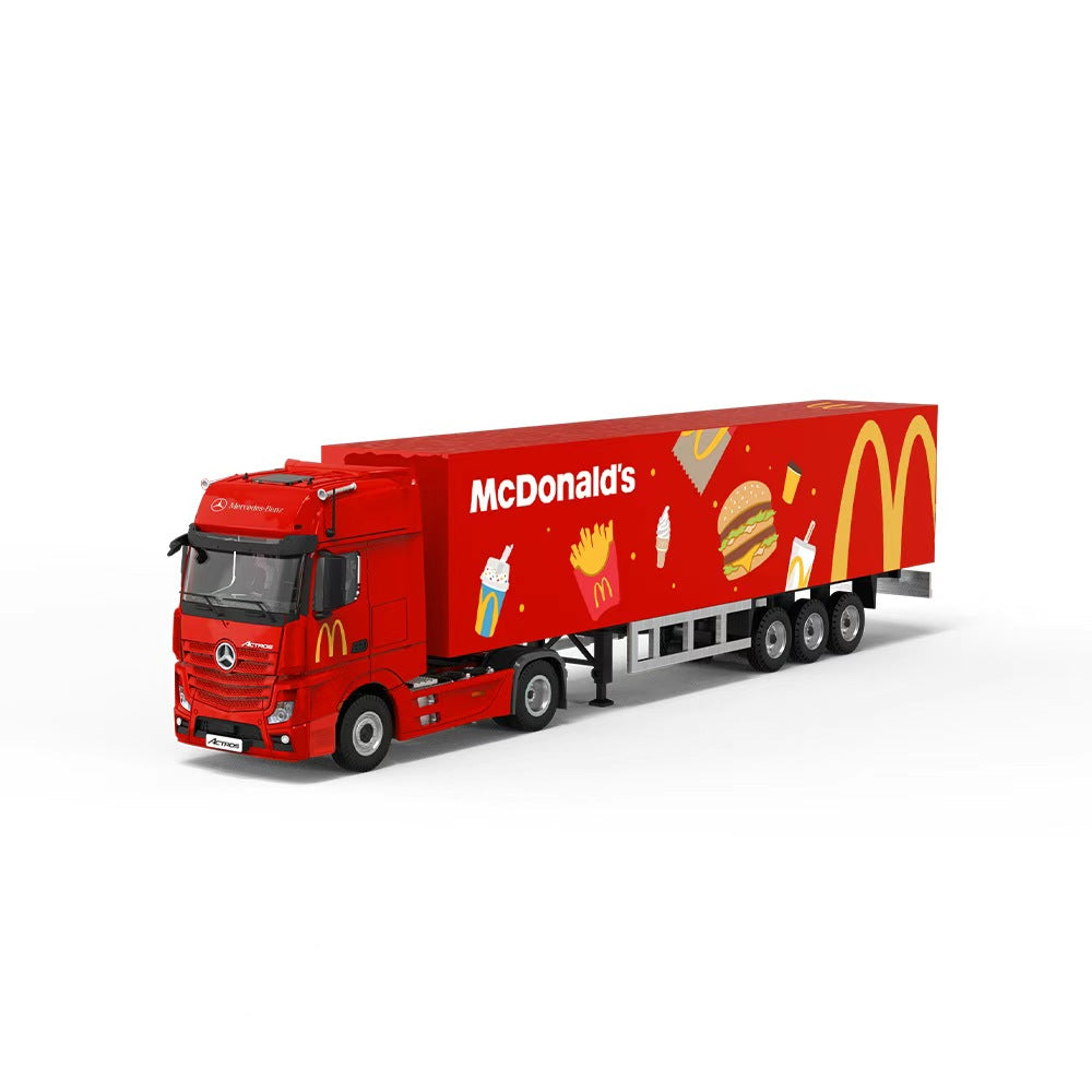[Preorder] Cool Car 1:64 Mercedes Benz Actros Contrainer Truck McDonald's livery CC646736