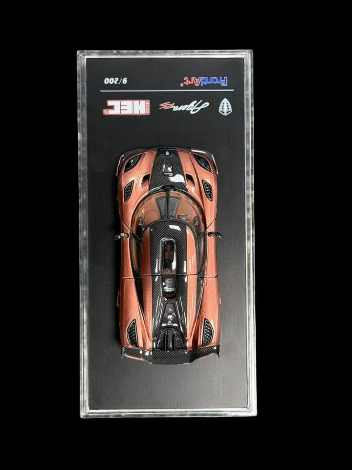 [Preorder] FrontiArt 1:64 HEC exclusive Koenigsegg Agera RS Brown-Gold