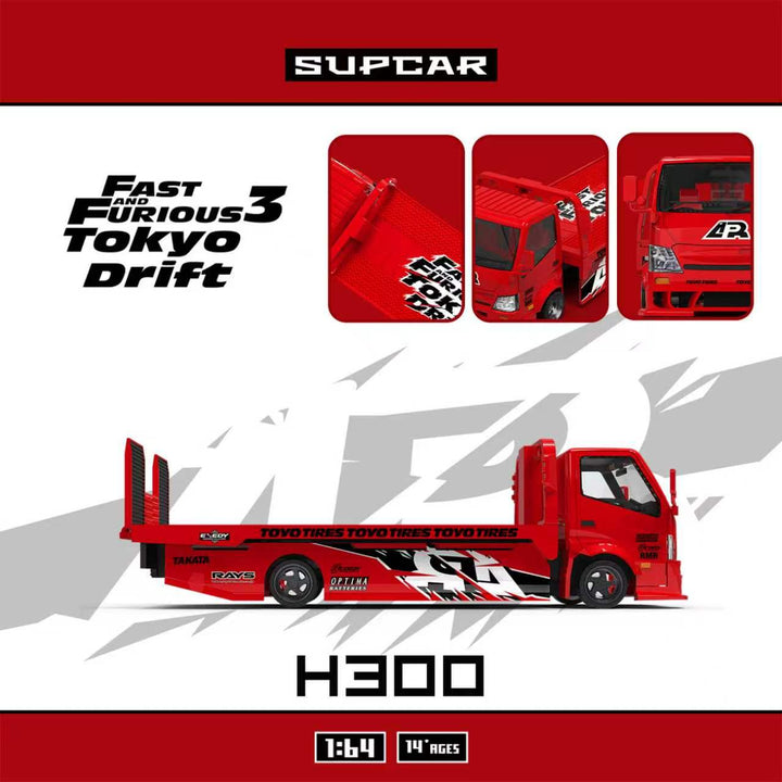 [Preorder] SUPCAR 1:64 H300 Fast &amp; Furious 3 Tokyo Drift Livery SC647253