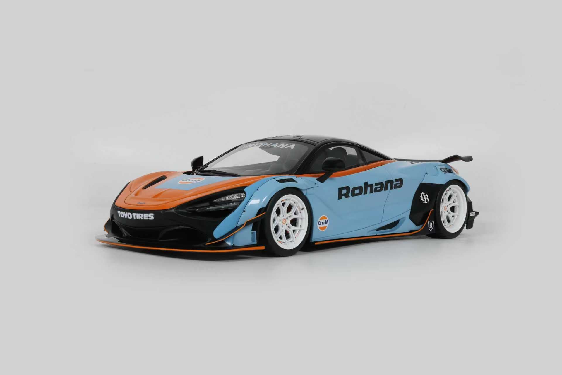 Preorder] GT Spirit 1:18 McLaren LB-WORKS 720S 2017 Orange & Blue