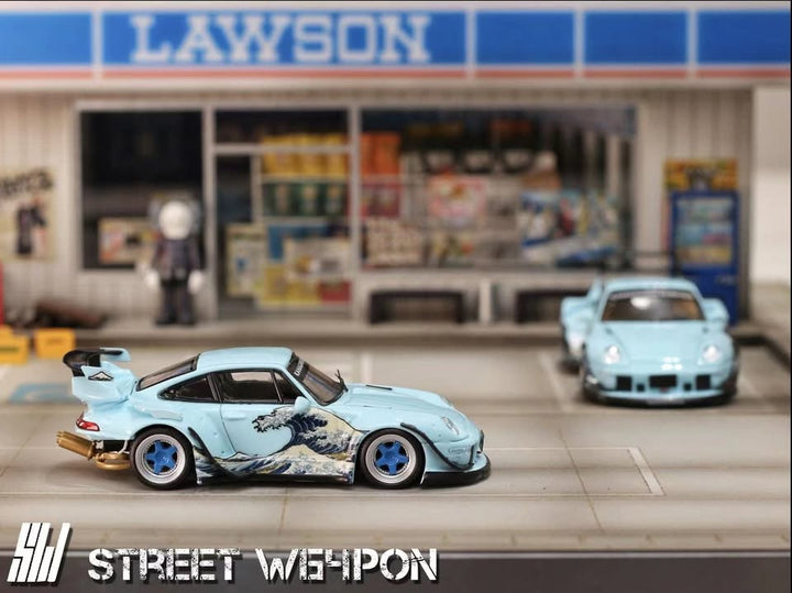 Street Weapon 1:64 Porsche RWB 993 KANAGAWA SURFING livery (2 Versions)