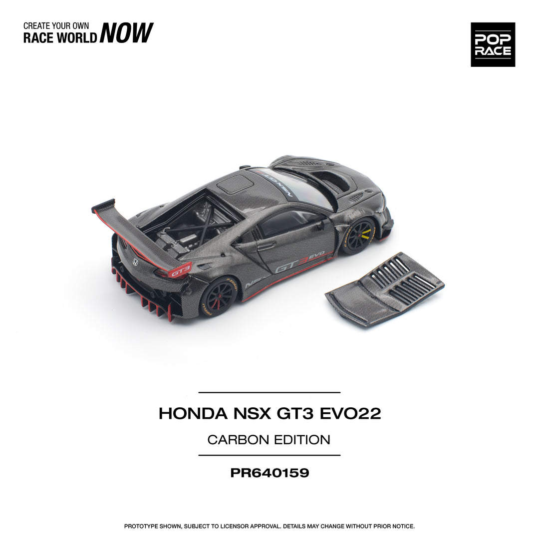 [Preorder] POPRACE 1:64 HONDA NSX GT3 EVO22 CARBON EDITION