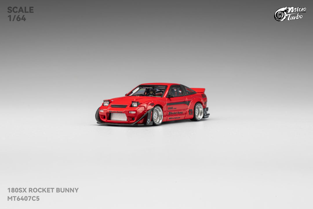 [Preorder] Microturbo 1:64 180SX Rocket Bunny - Metallic Red MT6407C5