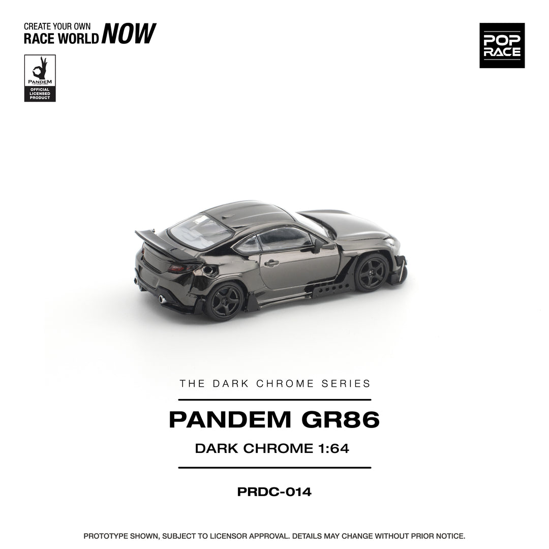 [Preorder] POPRACE 1:64 PANDEM GR 86 DARK CHROME PRDC014
