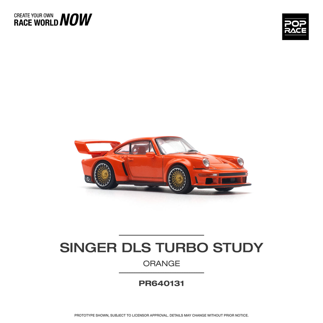 [Preorder] POPRACE 1:64 SINGER DLS TURBO (TRACK) ORANGE PR640131