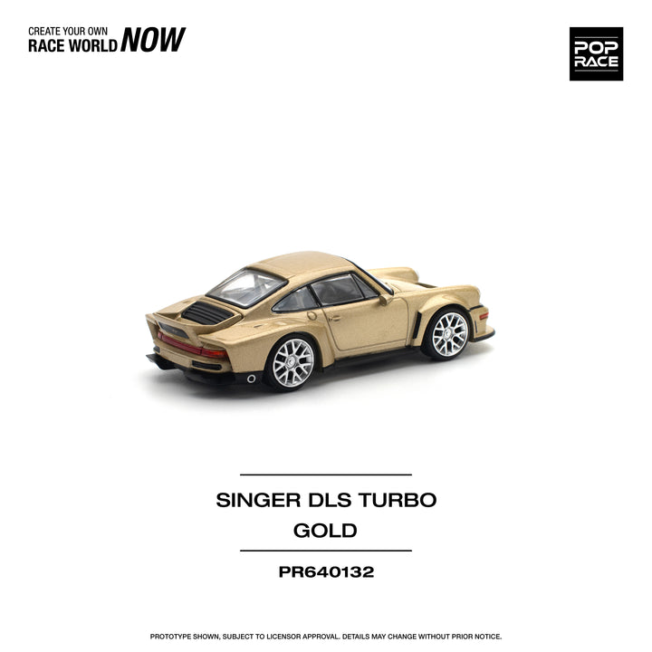 [Preorder] POPRACE 1:64 Porsche 911 SINGER DLS TURBO (ROAD) - GOLD PR640132