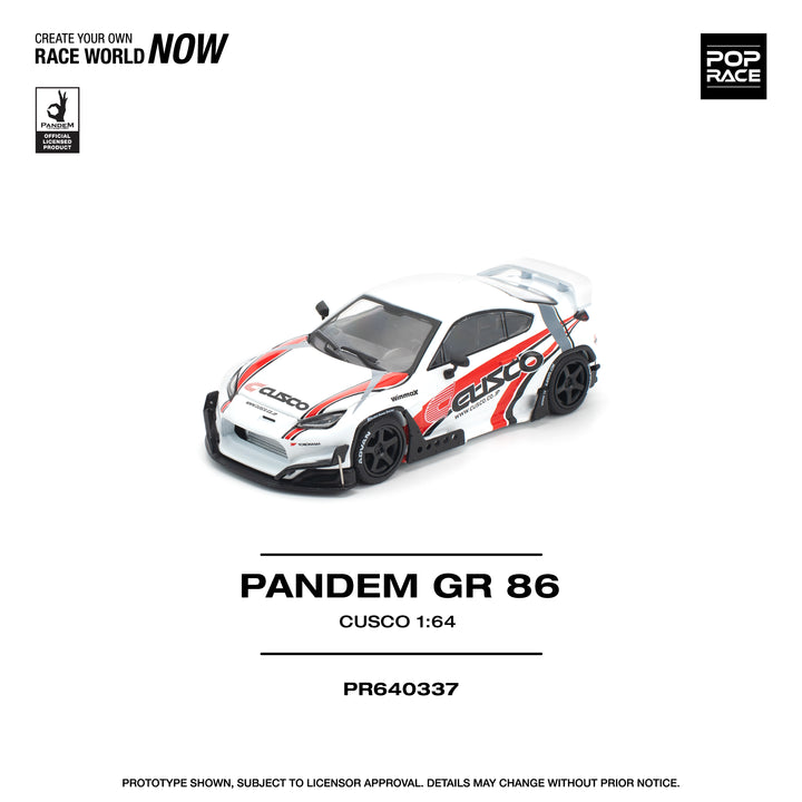 [Preorder] POPRACE 1:64 Panden GR86 - Cusco PR640337