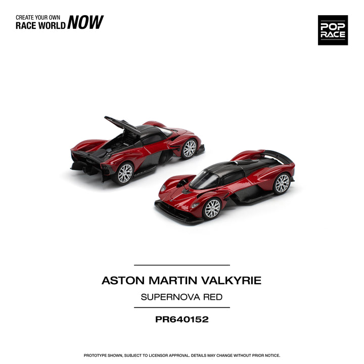 [Preorder] POPRACE 1:64 ASTON MARTIN VALKYRIE SUPERNOVA RED PR640152