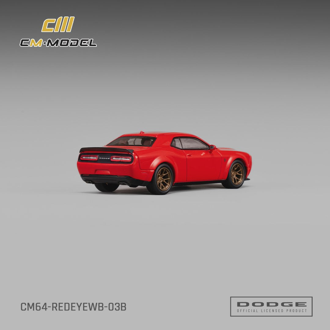 [Preorder] CM Model 1:64 Dodge Challenger SRT Hellcat Redeye Widebody Torred Clearcoat CM64-REDEYEWB-03B