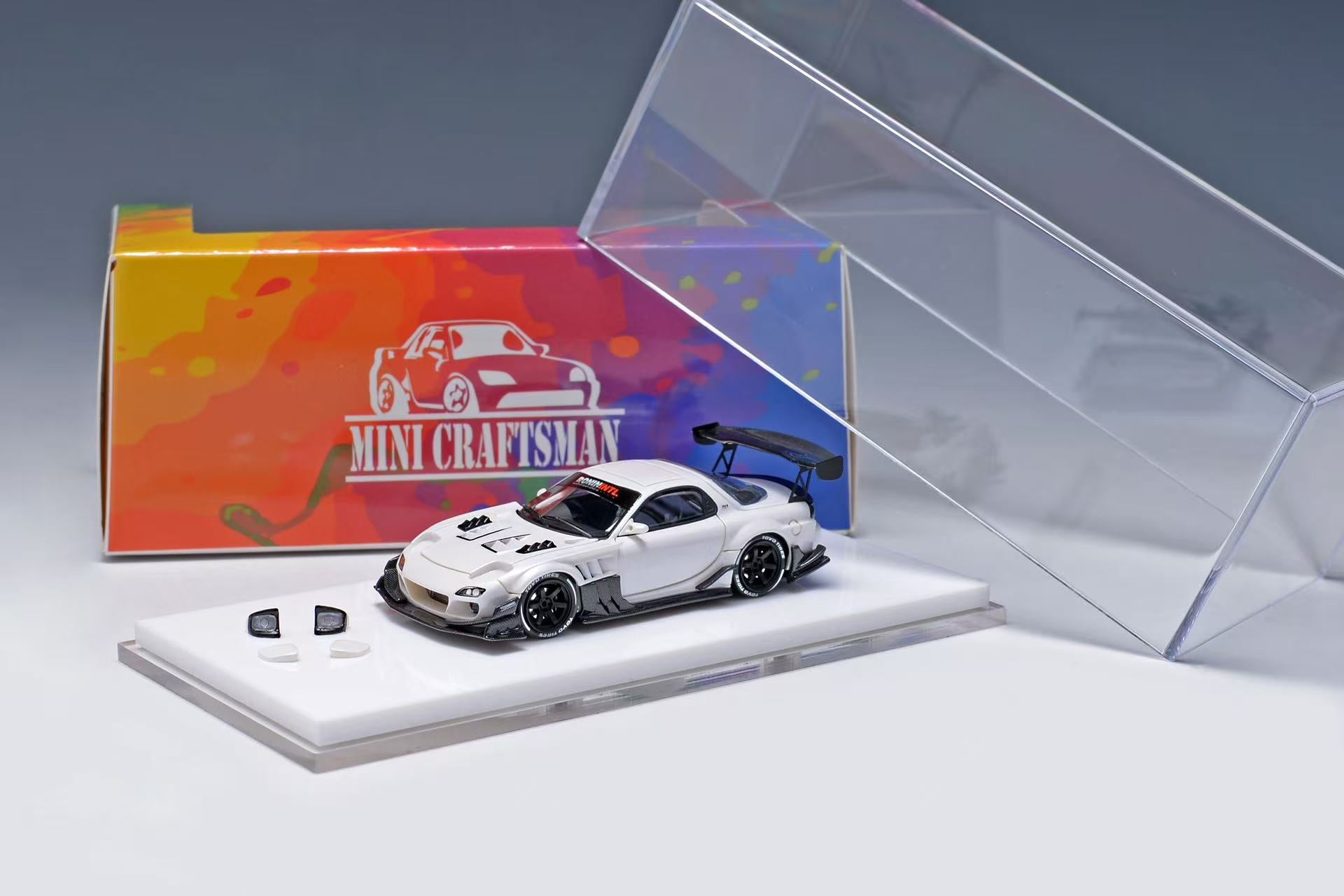 MINICRAFTSMAN 1:64 Ricky Pen Rx7FD Custom Pearl White – Horizon