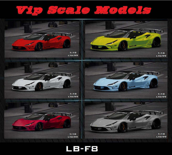 [Preorder] Vip Scale Models 1:18 Ferrari Lb-F8 Tributo (6 Colours)