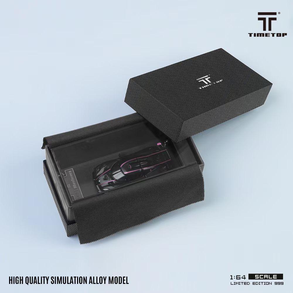 Time Top 1:64 Koenigsegg One:1 Carbon Gold / Pink (2 Colours)