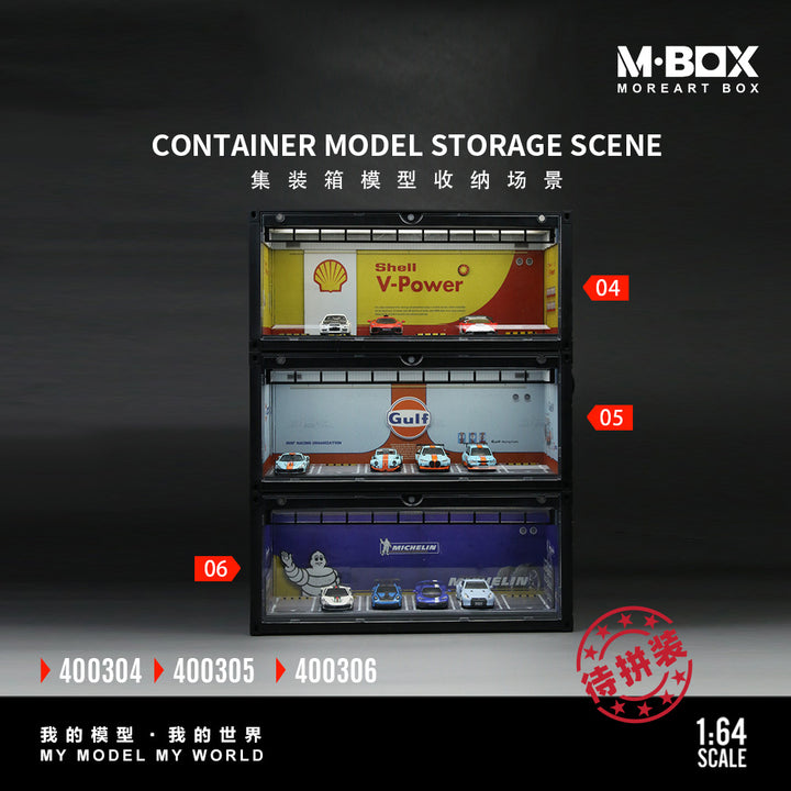 [Preorder] MBOX 1:64 CONTAINER MODEL STORAGE SCENE (3 Versions) MB400304/MB400305/MB400306
