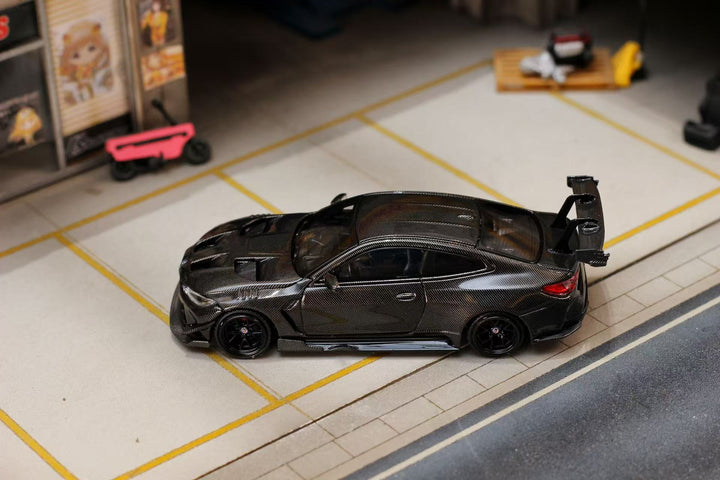 [Preorder] Street Weapon 1:64 Flossmann Full Widebody Kit BMW G82 M4 Black Full Carbon TMCS Malaysia Exhibition Edition