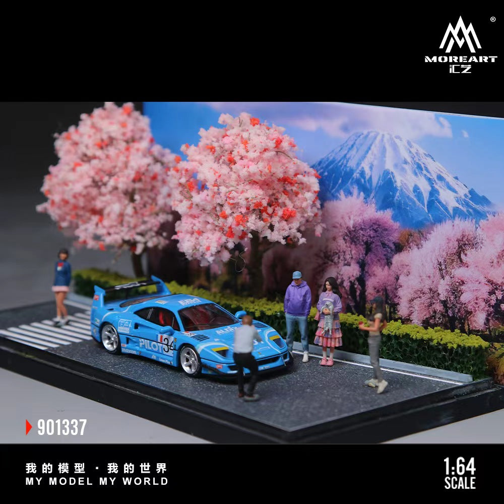 Preorder] MoreArt 1:64 SPRING SPECIAL - FUJI CHERRY BLOSSOM SCENE