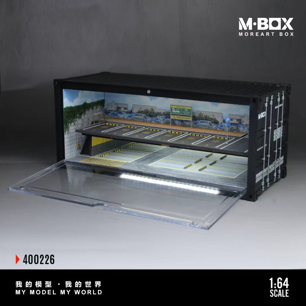 [Preorder] MBOX 1:64 CONTAINER UNDERGROUND PARKING GARAGESCENE-VERSION B MB400226