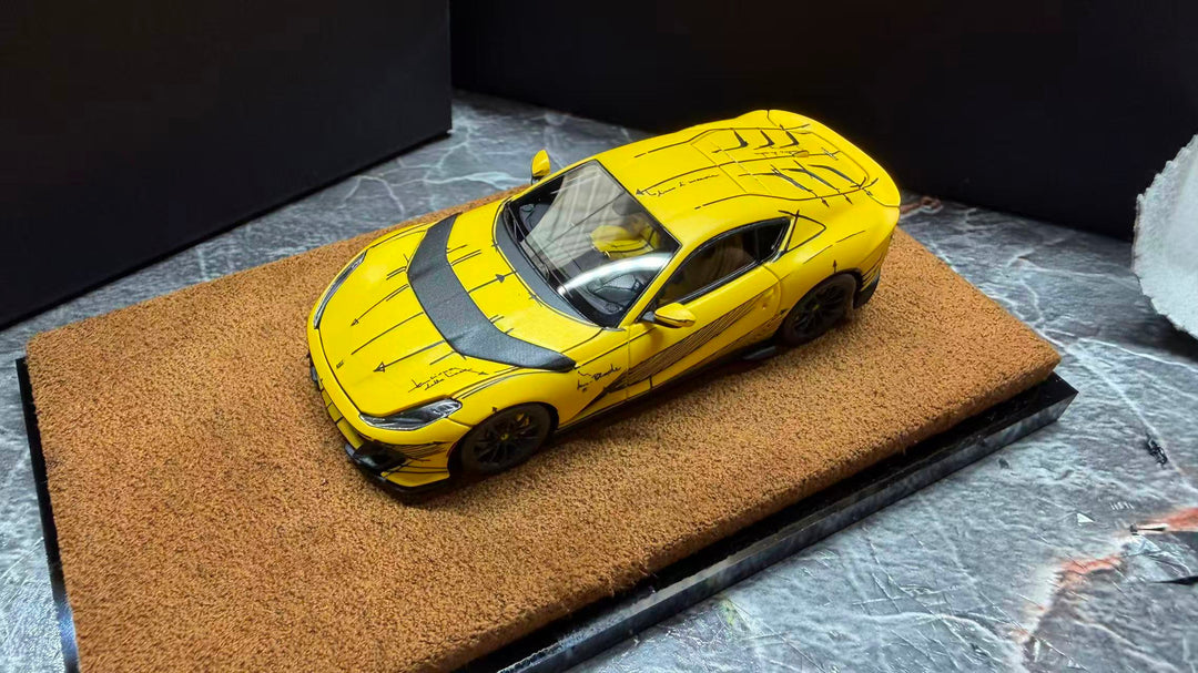 [Preorder] DMY x CXS 1:64 Ferrari 812C Yellow