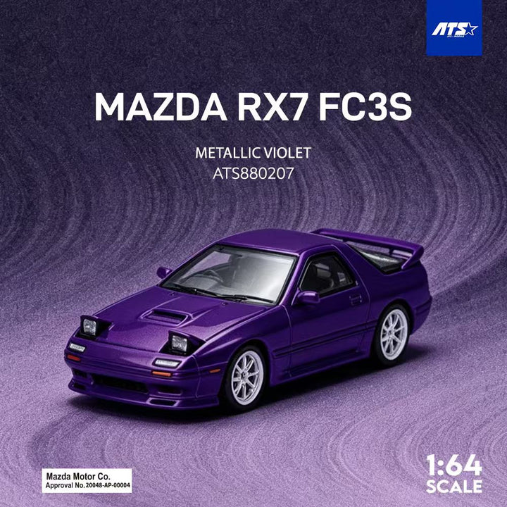 [Preorder] ATS Model 1:64 Mazda RX-7 FC3S (2 Colours) ATS880207/ATS880209