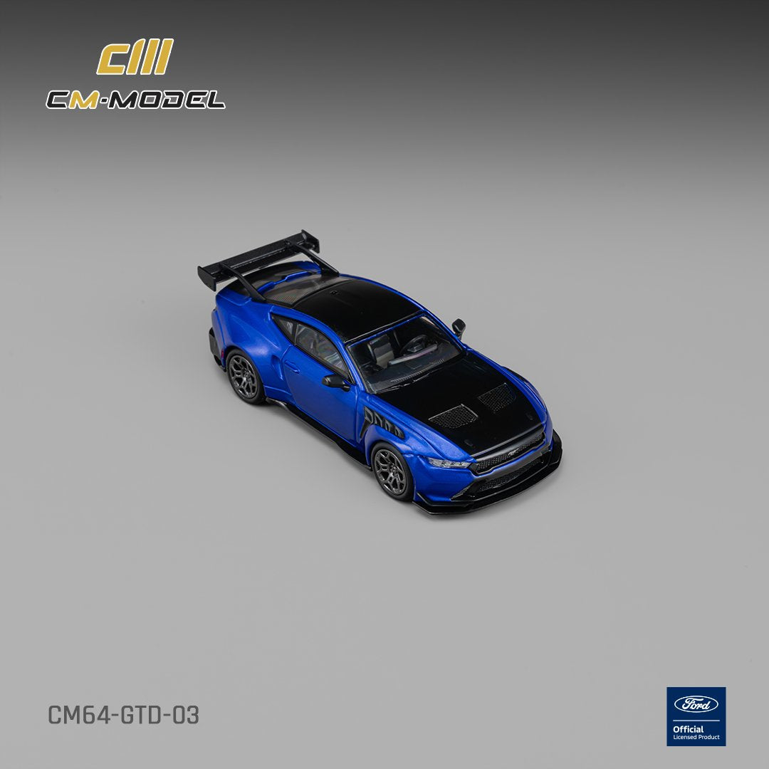 [Preorder] CM Model 1:64 Ford GTD Lightning Blue with Vivid Black Hood CM64-GTD-03