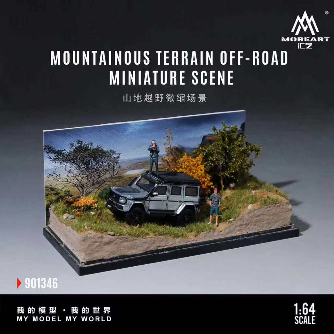 [Preorder] MoreArt 1:64 MOUNTAINOUS TERRAIN OFF-ROADMINIATURE SCENE MO901346