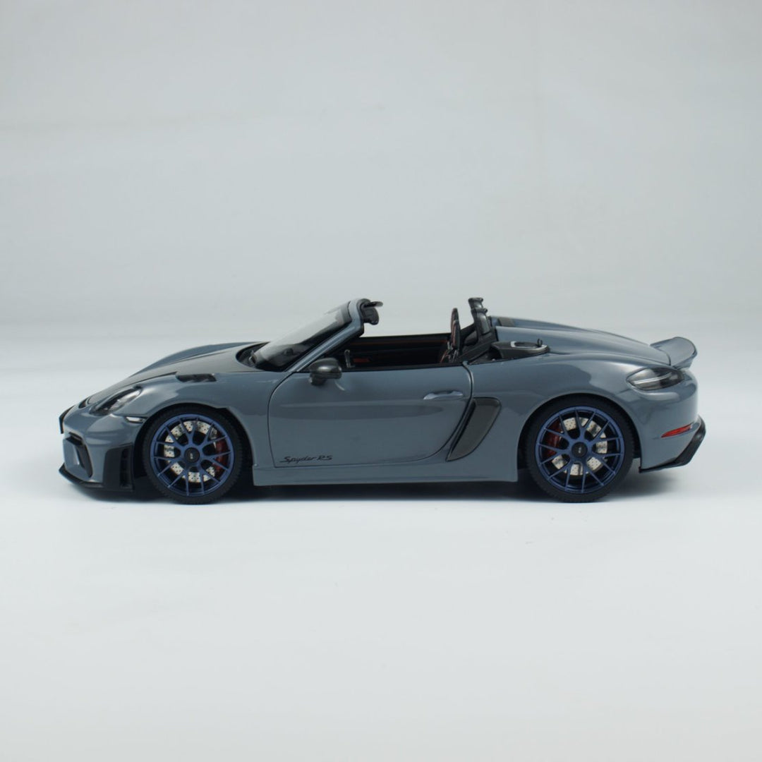Porsche 718 (982) Spyder RS Vanadium Grey Metallic 1:43 WAP0202140RSPY SPARK diecast model car / scale model For Sale Porsche 718 (982) Spyder RS Vanadium Grey Metallic 1:43 WAP0202140RSPY SPARK diecast model car / scale model For Sale