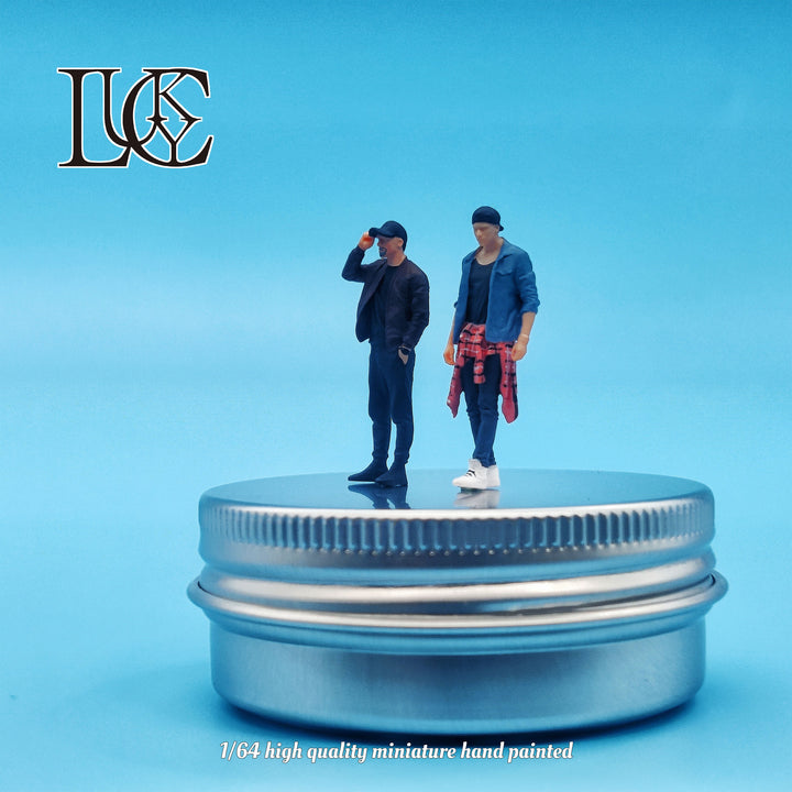 [Preorder] Lucky Studio 1:64 Peaked cap handsome man duo