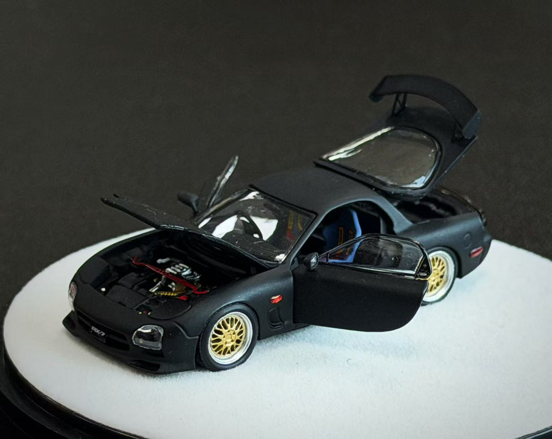 [Preorder] PGM 1:64 Mazda RX-7 Black pgm-640805 (2 Versions)
