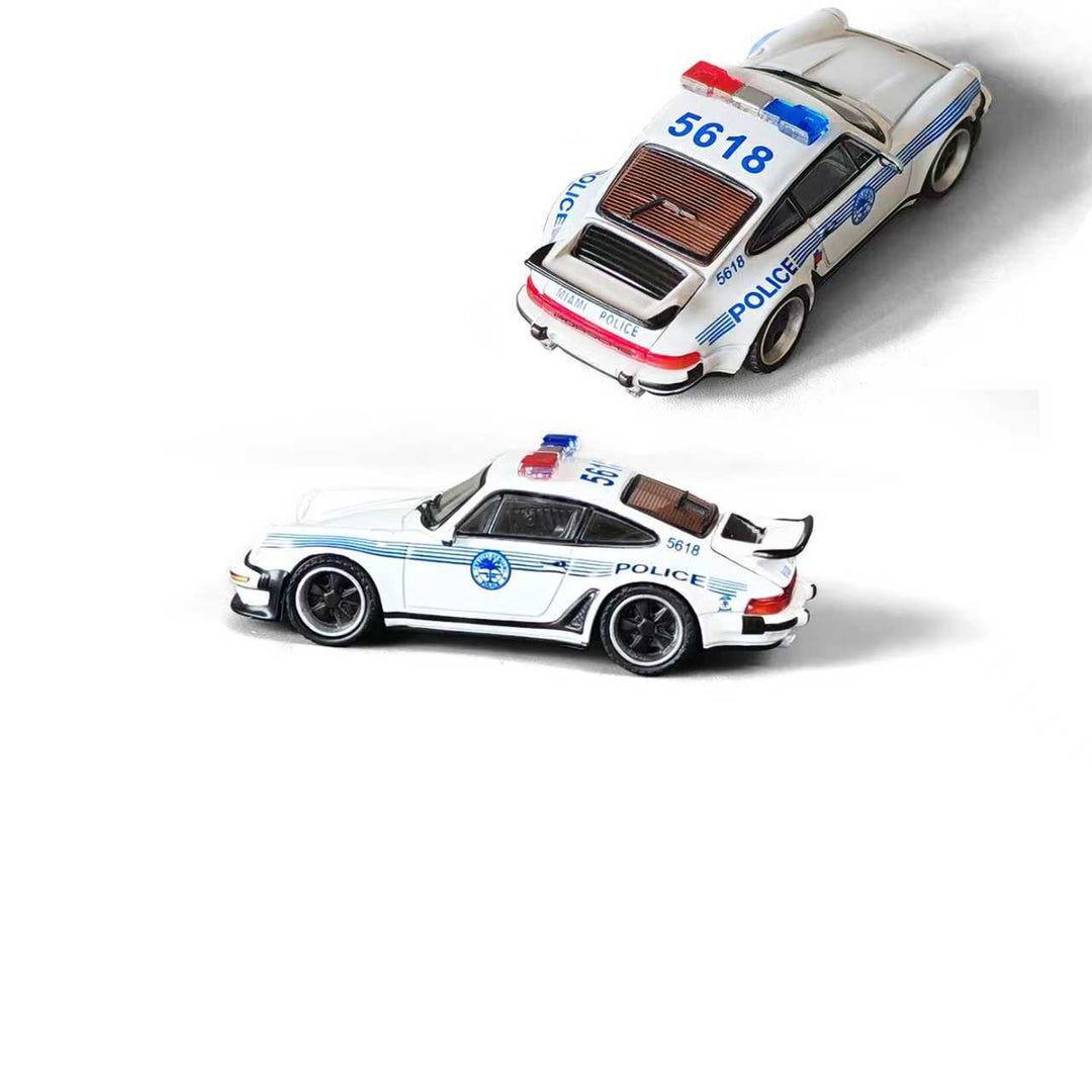 [Preorder] Rhino Model 1:64 Porsche 911 Turbo 930 Miami Police Department 1980 Livery