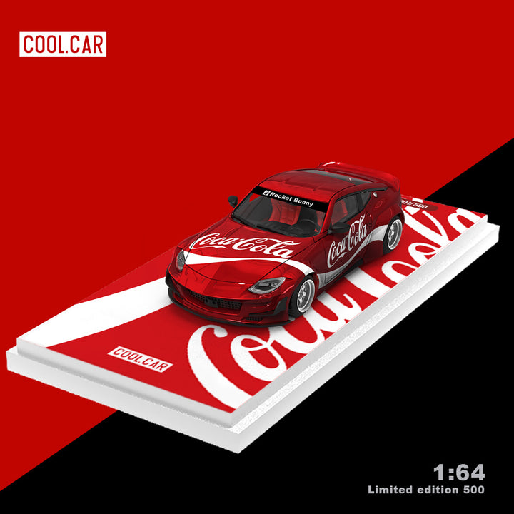 [Preorder] Cool Car 1:64 Nissan 400Z Coca Cola Livery (4 Versions)