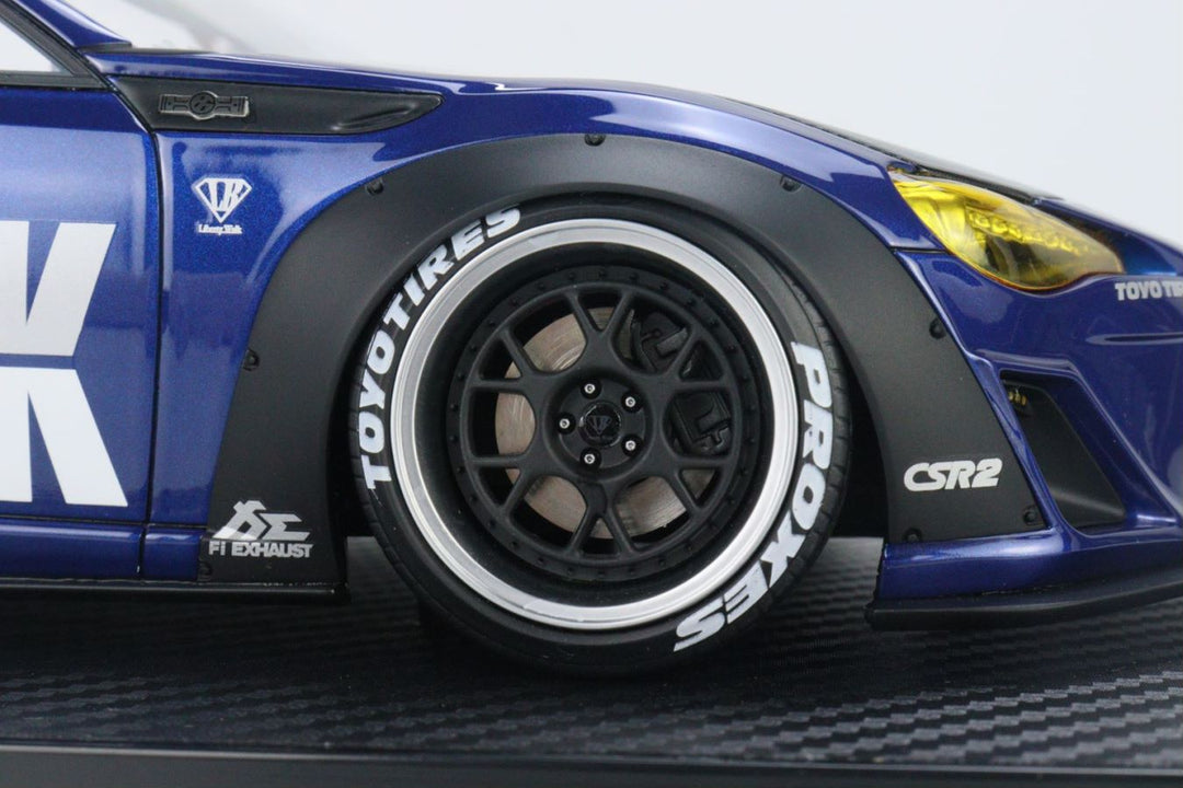 Ignition Model 1:18 LB nation 86 WORKS Full Complete ver.1 Blue Metall ...