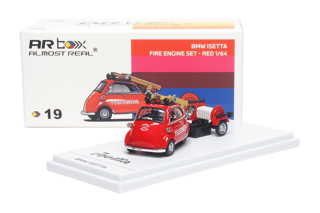 AR Box 1:64 BMW ISETTA FIRE ENGINE SET-RED 630302001