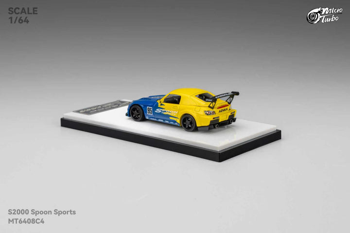 [Preorder] Microturbo 1:64 Custom S2000 Spoon sports - Metallic Yellow MT6408C4