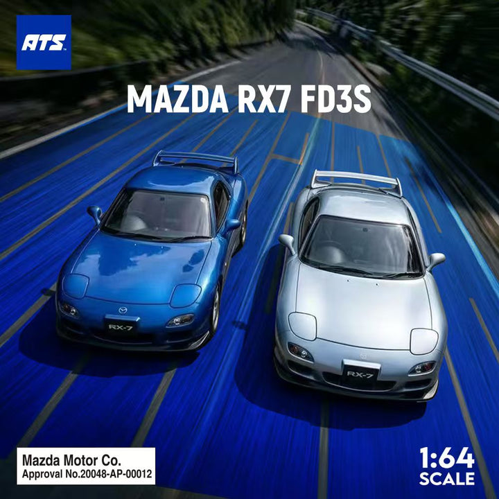 [Preorder] ATS Model 1:64 Mazda RX7 FD3S (2 Colours) ATS882202/ATS882203