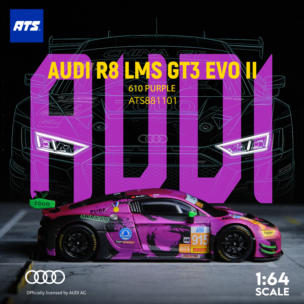 [Preorder] ATS Model x Winner Modern 1:64 AUDI R8 LMS GT3 EVO II - 610 ATS881101