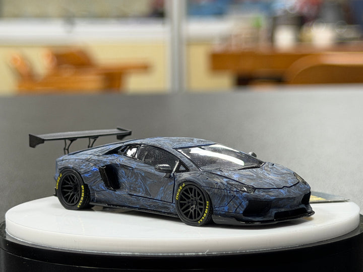[Preorder] PGM 1:64 Lamborghini LB700 Blue Carbon Real Carbon