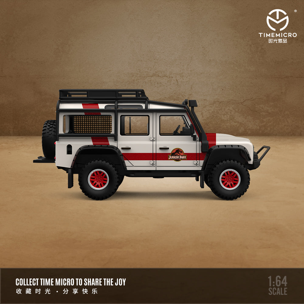 [Preorder] Time Micro 1:64 Land Rover Defender Jurassic Livery (3 Versions)