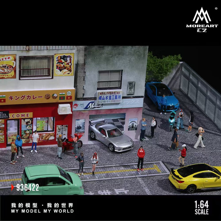 [Preorder] MoreArt 1:64 JAPANESE CURRY RESTAURANT LIGHTING SCENE MO936422