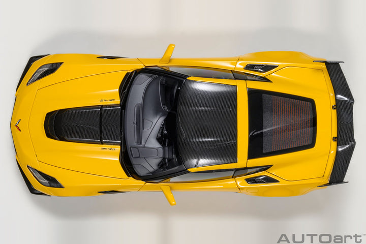 AUTOart 1:18 Chevrolet Corvette ZR1 (Racing Yellow Tintcoat)