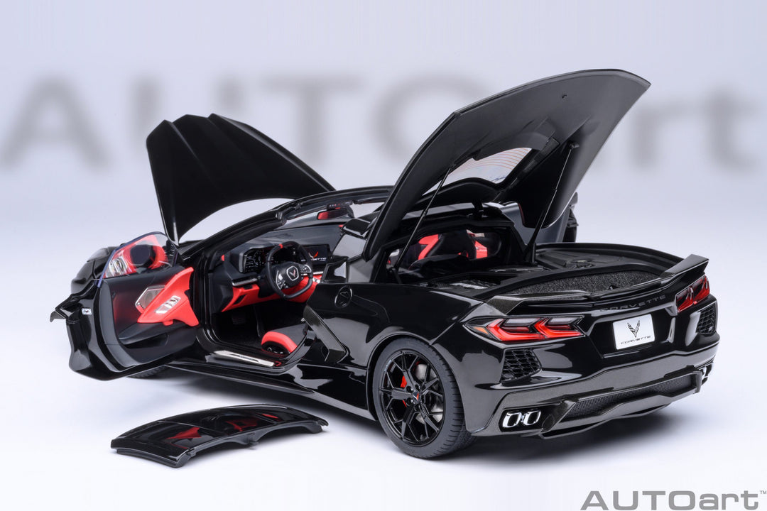 AUTOart 1:18 Chevrolet Corvette C8 Stingray Z51 (Black) 71280