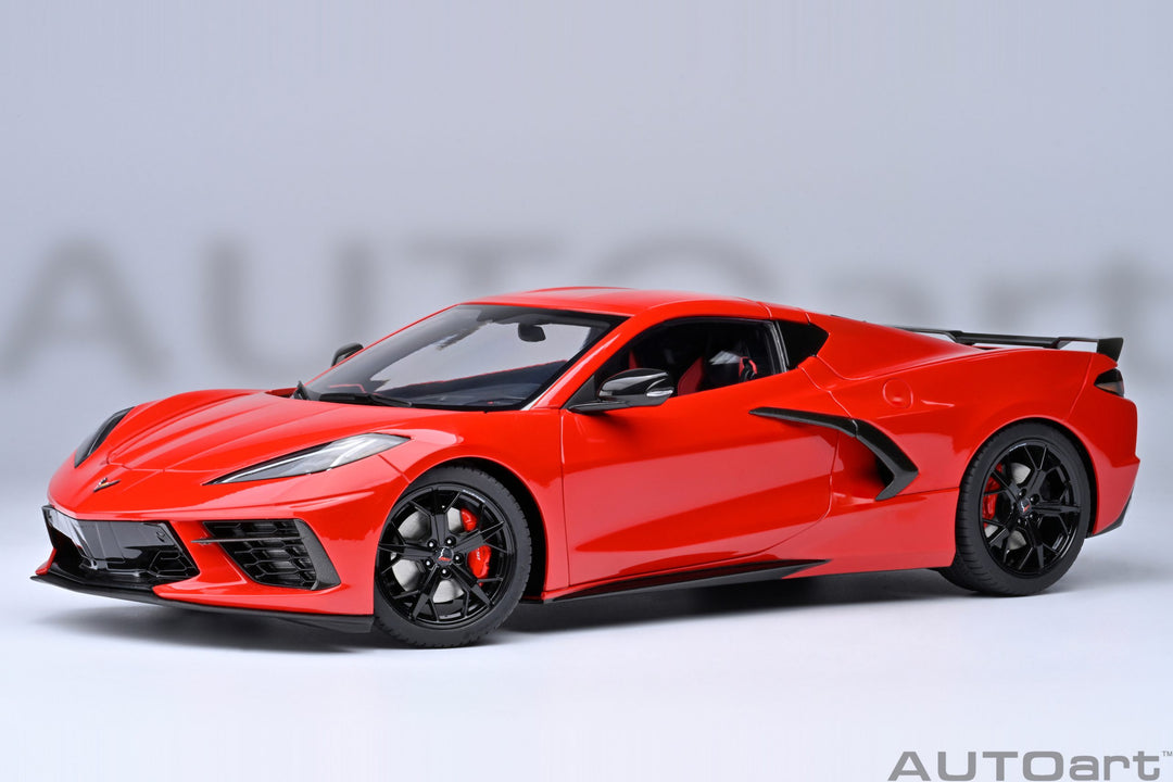 AUTOart 1:18 Chevrolet Corvette C8 Stingray Z51 in Torch Red 71282