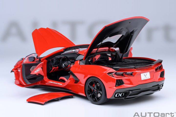 AUTOart 1:18 Chevrolet Corvette C8 Stingray Z51 in Torch Red