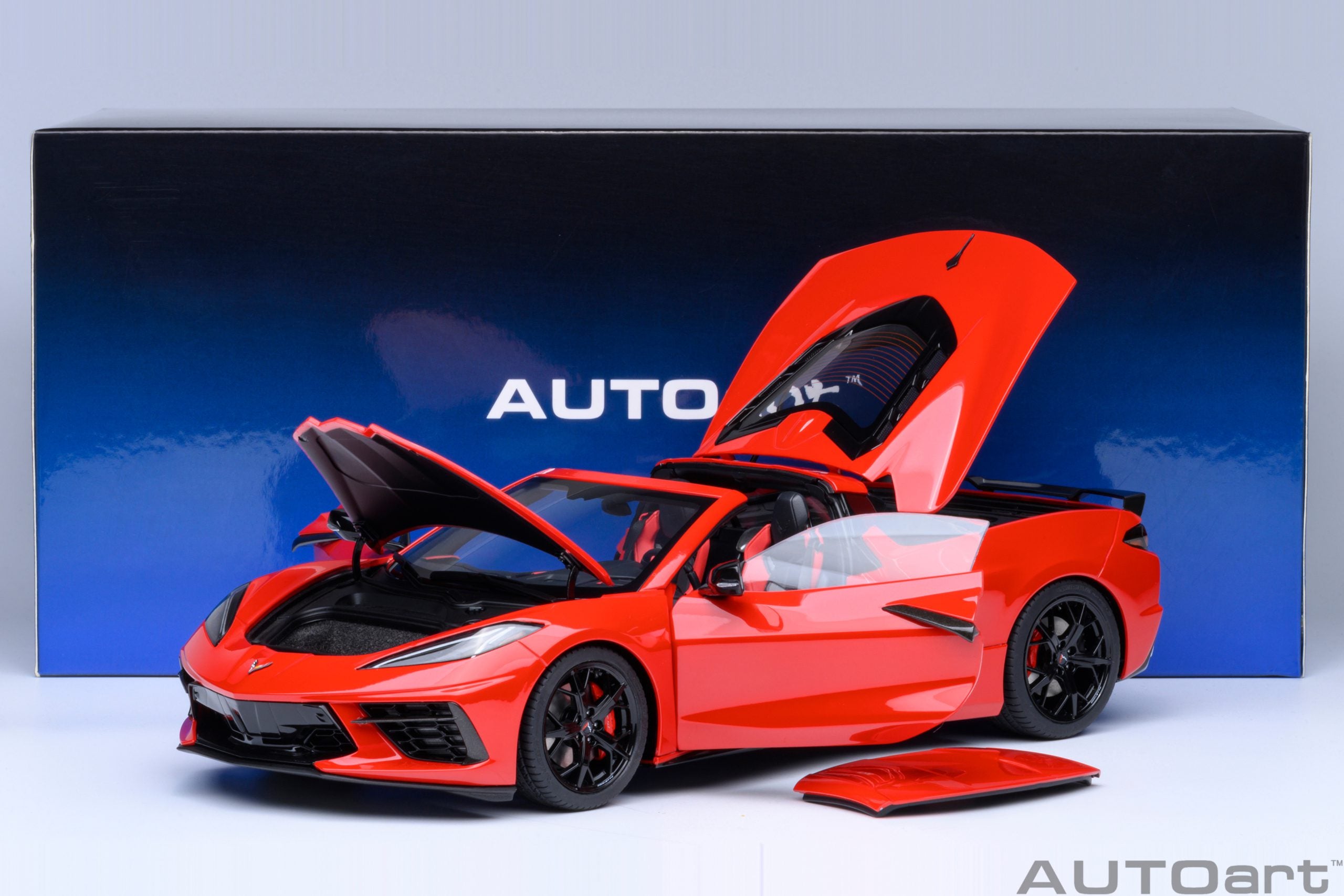 AUTOart 1:18 Chevrolet Corvette C8 Stingray Z51 in Torch Red 71282