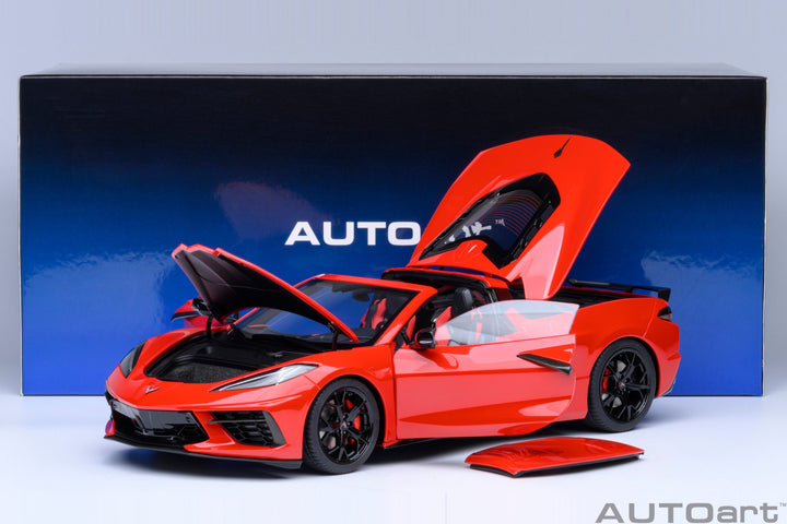 AUTOart 1:18 Chevrolet Corvette C8 Stingray Z51 in Torch Red 71282