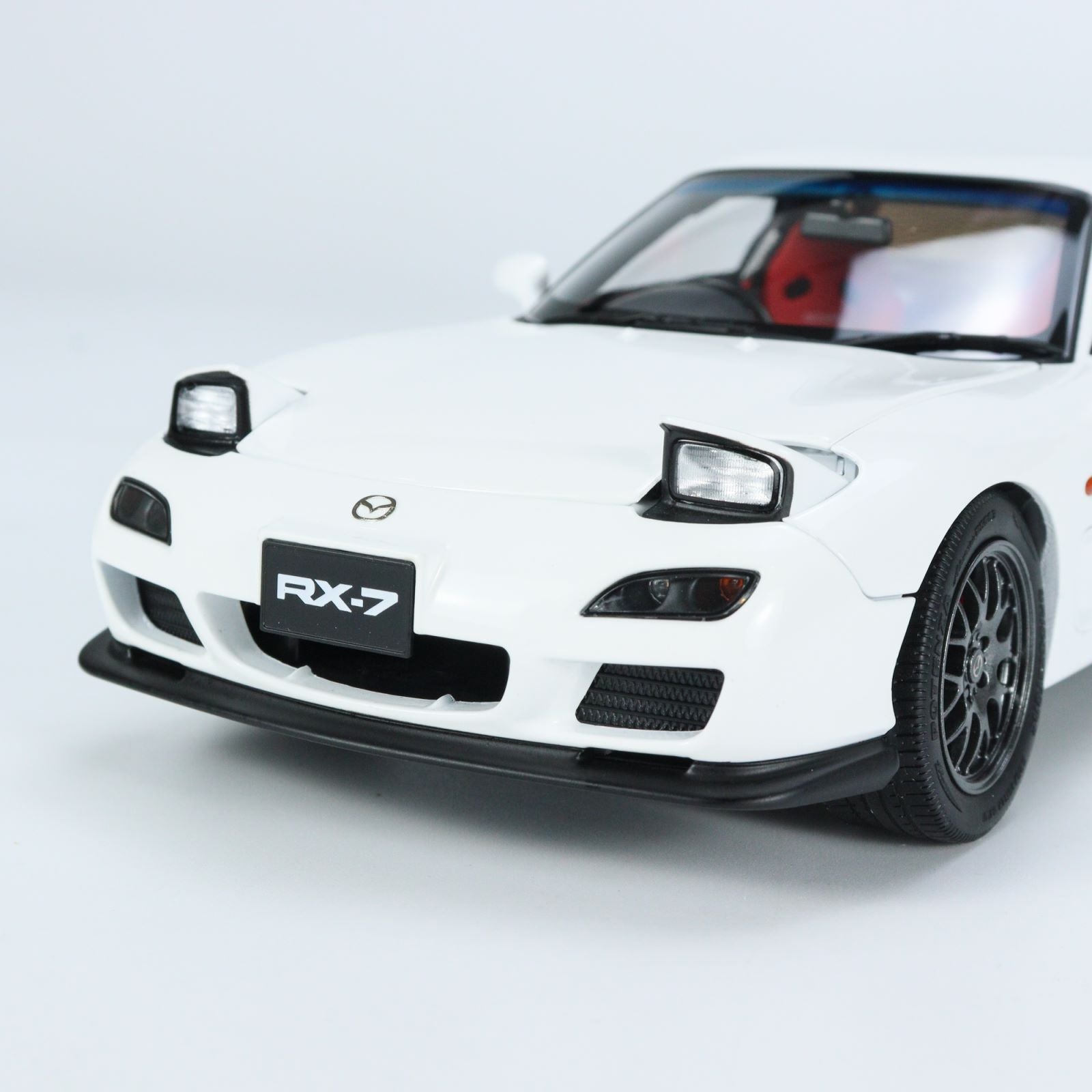 Polar Master 1:18 Mazda RX-7 Spirit R White Diecast Full Open PLM22001 ...