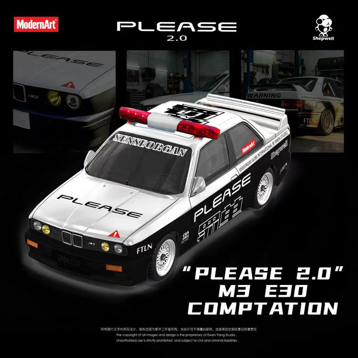 [Preorder] ModernArt X ShopWell 1:64 E30 M3 "PLEASE 2.0” MD647812