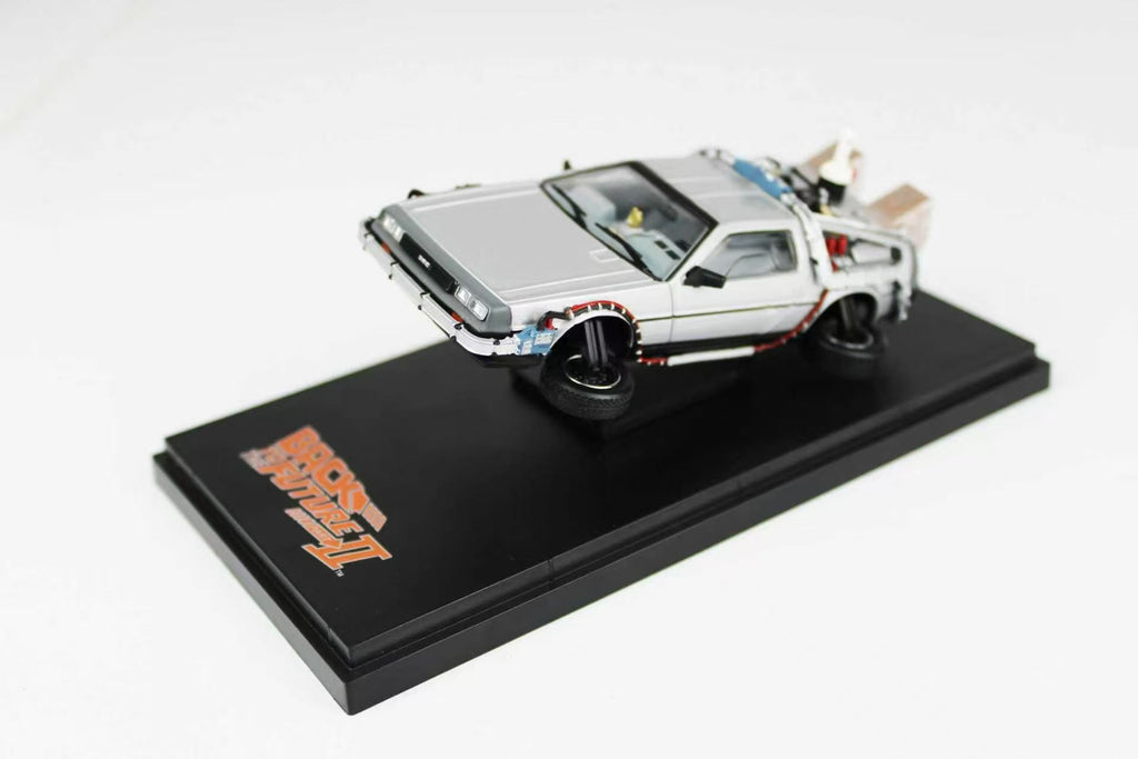 ミニカー1/43 BACK TO THE FUTURE II デロリアン Preorder] Zincit Model 1:43 Back to the Future Flying DeLorean (2