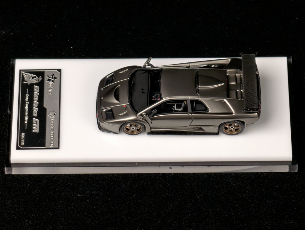 FuelMe 1:64 Lamborghini Diablo GTR Dark Tungsten Silver