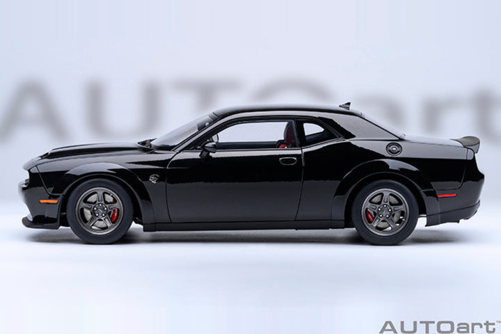[Preorder] AUTOart 1:18 Dodge Challenger SRT Super Stock 2023 - Pitch Black 71765
