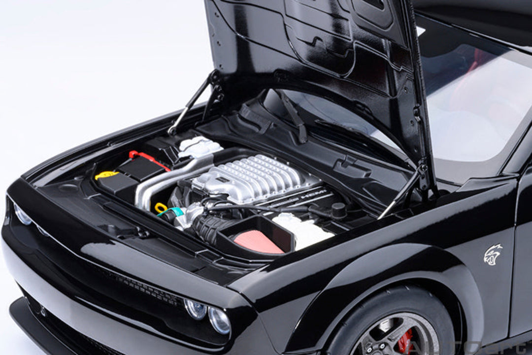 [Preorder] AUTOart 1:18 Dodge Challenger SRT Super Stock 2023 - Pitch Black 71765