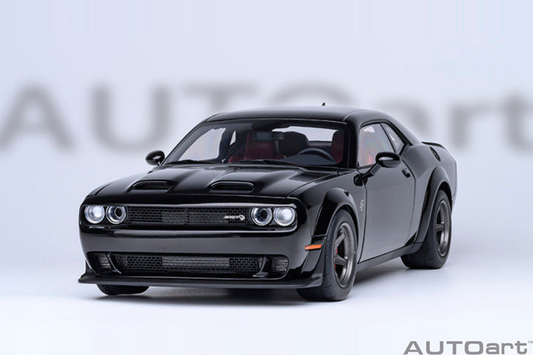 [Preorder] AUTOart 1:18 Dodge Challenger SRT Super Stock 2023 - Pitch Black 71765